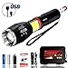 Aukelly LED Flashlight Rechargeable Flashlights High Lumens,Tactical COB Flashlight LED,Zoomable,6 Modes,Handheld USB Flashlight Altra Bright Handheld Flashlight For Camping,Emergency,with 18650 Batt