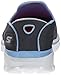 Skechers Performance Women's Go Walk 3 Strike Walking Slip-On Shoe, Charcoal/Blue, 6.5 M US