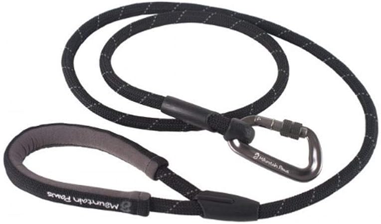 black rope dog lead