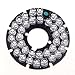 HonYan 2PCS 36 LEDs 940nm Red IR Infrared Board 90 Degree Round Plate