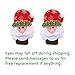 LimBridge Christmas Mini Stockings, 12 Pack 6.25 inches Small 3D Kids Glitter Set, Felt Xmas Tree Santa Claus Snowman Reindeer Gift Card Silverware Holders, Mini Personalized Holiday Treat Bag