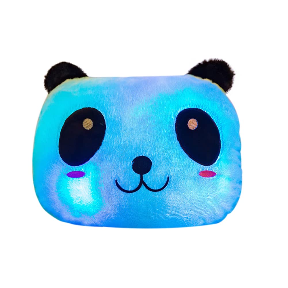 LED Panda Plush Toy, Glowing Panda Soft Plush Toys With Colorful Lamp Kawaii Stuffed Animal Cushion Super Soft Panda Plush Pillow Gifts For Kids Adults