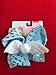 JOJO Siwa Large Cheer Hair Bow White wColored Bows, Multicolor, 1 Count, One Size
