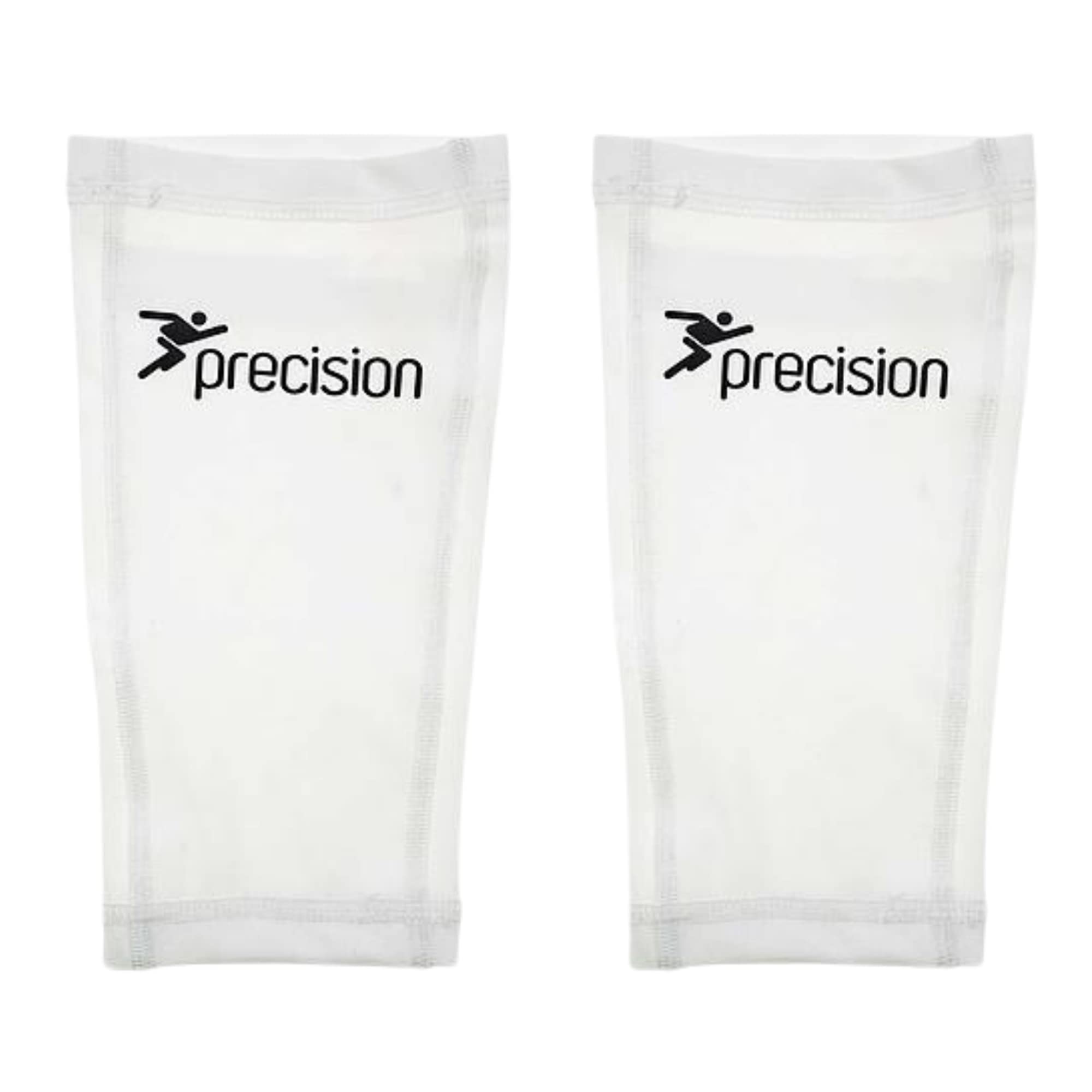 Precision Unisex's Pro Matrix Shinguard Sleeves, White, Medium