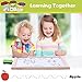 Magnetic Letters and Numbers for Toddlers with Double-Side Magnet Board - ABC Uppercase Lowercase EVA Alphabet Letters for Kids - Classroom Home Education Spelling Learning Set including Storage Bag