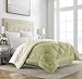 Sleep Restoration All Seasons King/Cal King Size Comforter - Reversible Sage/Ivory, Down Comforter Alternative,Hotel Quality Bedding Comforters from The Makers of Beckham Hotel Collection Bed Pillows