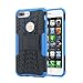 iPhone 7 Plus Case Moonmini Shockproof Hybrid Heavy Duty Dual Layer Rugged Armor Case Kickstand Cover Defender for iPhone 7 Plus 5.5 Inch - Blue