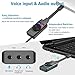USB Virtual 7.1 Channel Sound Card Adapter BENGOO External Audio Adapter Stereo Sound Card Converter with 3.5mm Aux for Gaming Headset Earphone Laptop Desktop Windows Mac OS Linux, PS4, Plug and Play