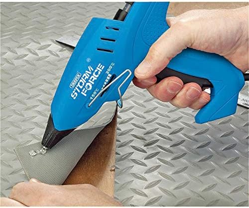 Draper 83661 Storm Force Variable Heat Gun with Six Glue Sticks (400W) 400 W 230 V , Blue - Image 3