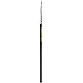 Bdellium Tools Professional Makeup Brush - Maestro Series 706 Fine Point Eyeliner - With Soft Synthetic Fibers, For Lining the Eyes (Black, 1pc)