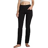 SAFORT Women's Yoga Pants Straight Leg Yoga Dress Pants 28"/30"/32"/34" Long Tall Inseam Stretch Slacks with Pocket