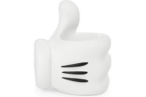 Jay Franco Disney Mickey Mouse Tumbler - White Resin Toothbrush/Pen Holder - Bathroom Décor