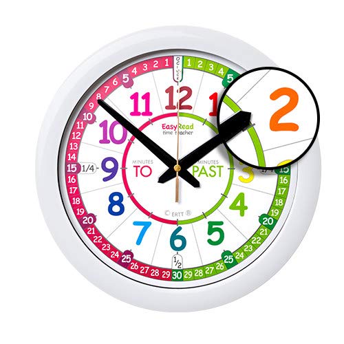 EasyRead time teacher Teaching Wall Clock Learn The Time Wall Clock