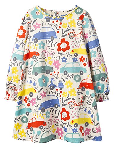 GSVIBK Kid Girls Cotton Dress\