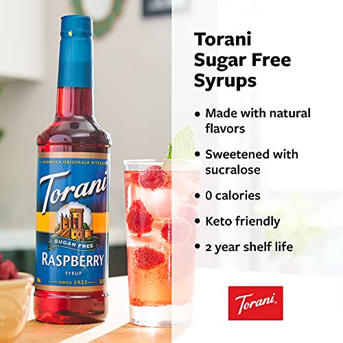 Torani Sugar Free Syrup Soda Flavors Variety Pack, 25.4 Fl Oz (Pack of