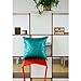 AMAZLINEN(TM) Decorative Glitzy Sequin & Comfy Satin Knit Pillow Cover 18 x 18 Pillow Covers,Hidden Zipper Design(Teal)