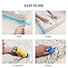 Vacuum Storage Bags, Rexun 10 Pack 80% More Space Saver Bags with Hand Pump, Travel Compression Bags (4M, 4L, 2 Jumbo) for Clothes, Blankets, Comforters, Pillows