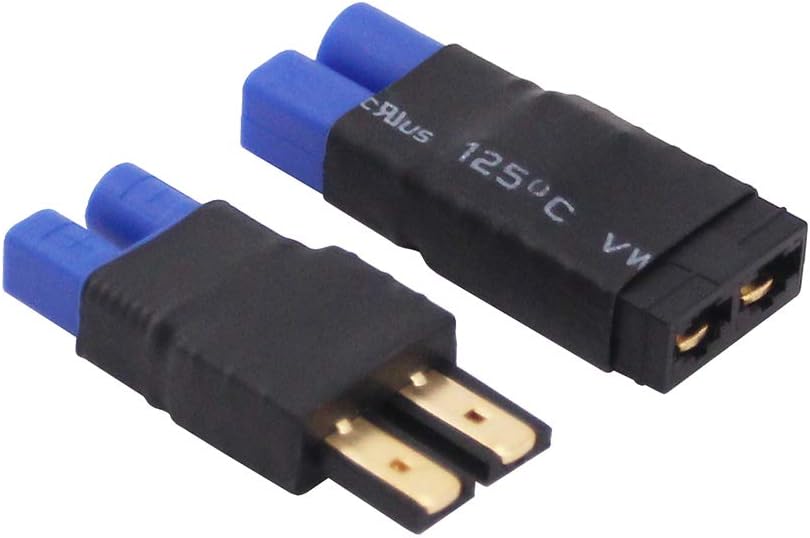 OliRC 4pcs Traxxas TRX to EC3 Style Male Female RC Connector Adapter(C153-4), Small - Image 5