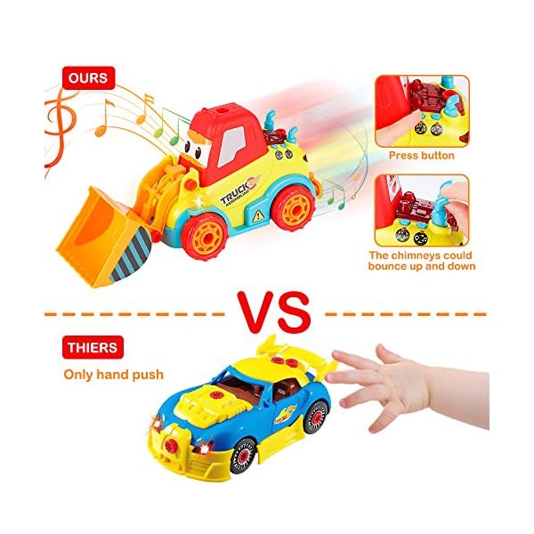 VATOS-Bulldozer-Truck-Car-Toy-Take-Apart-Toys-DIY-Pretend-Play-Set-Assemble-Transform-Construction-Vehicle-With-Toy-Tool-for-Boys-Girl-Kids VATOS Bulldozer Truck Car Toy Take Apart Toys DIY Pretend Play Set Assemble Transform Construction Vehicle With Toy Tool…