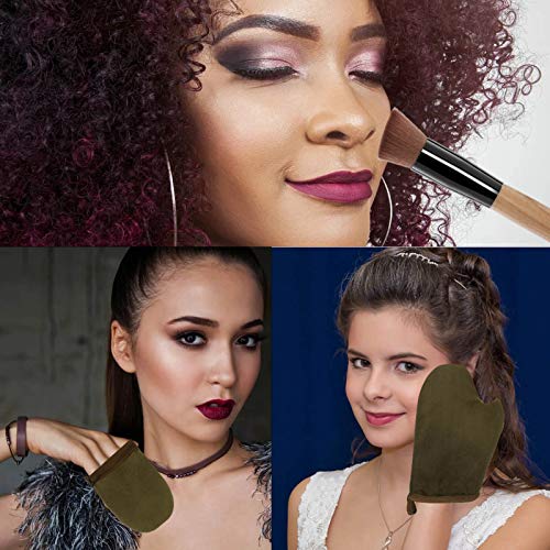 5 Piece Self Tanning Mitt Applicator Set with Self Tan Glove Tanning