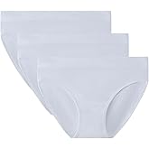 WANDER Womens Athletic Bikini Underwear Moisture-wicking Stretch Breathable Microfiber Panty Briefs 3 Pack