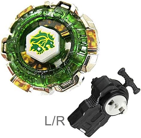 Bust 4D Spinning Top Game Toy Fang Leone Metal Fury 4D BB-106 / BB106 High Performance Generic Battling Top Games Toys And Bey Launcher L/R String Launcher(Black) Starter Set! Gift Toys for Children