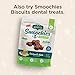 Rachael Ray Nutrish Smoochies Brushes Natural Long Lasting Dog Dental Chews, Apple & Mint, Large Size, 37 Treats, Grain Free