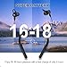FUSOW Active Noise Cancelling Bluetooth Headphones, wireless neckband headphones, HIFI stereo in-ear sports earphone with microphone,IPX7 Waterproof 18 hours play time,with Magnetic