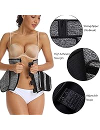 HOPLYNN - Cinturón de neopreno para entrenamiento de sudoración y cintura, para pérdida de peso, adelgazamiento de cintura