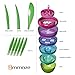 Ammaze FP1 Set of 10, 10-in-1 Fruit Plant Salad Maker Multi-Functional Kitchen Tool, Fruit Vegetable Juicer Squeezer Cutter Masher Grinder and Slicer Best For Apple Lemon Grapefruit Avocado and Citrus