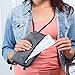 Travel Wallet Organizer For Family - Fully Embedded RFID Blocking Fabric - Zippered Portfolio Pouch for up to 6 Passports
