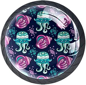 Arrecife de coral tropical de dibujos animados Perillas de extracción