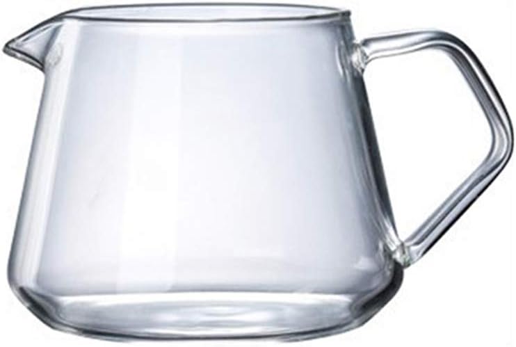 papasgix Goffee Glass Pot Glass Coffee Server Coffee Decanter Glass 400ML-600ML