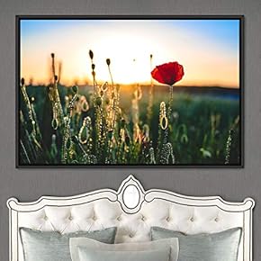 signwin Framed Canvas Wall Art Flora Snapshot Closeup...