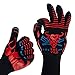 ICCKER Grill Gloves - 1112°F (600°C) Extremely Heat Resistant BBQ Gloves, 14