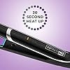 INFINITIPRO BY CONAIR 1 Inch Titanium Flat Iron; 1-inch Flat Iron with Extra-Long Plates; Rainbow finish