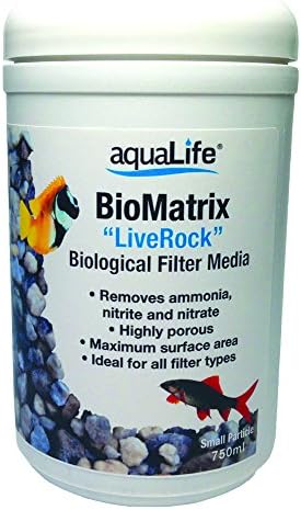 Aquarium Life Support Systems BioMatrix Small Particle Biological Filter Media 750ml LiveRock