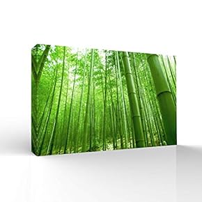 Wall26-Canvas Wall Art-Quiet Bamboo Grove-Giclee Painting Wall Bedroom Living House Decoration Home Art - 12x18 inches