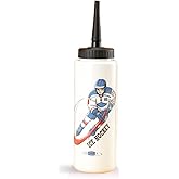 CLA JLT Squeeze Water Bottles 34 oz Hockey Lacrosse Football Boxing W/Sport Helmet w/Long Straw Cycling Gym