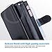 ULAK iPhone SE Case, iPhone 5 Case Black, iPhone 5s/5/SE Wallet Case, Fashion PU Leather Magnet Wallet Flip Case Cover with Built-in Credit Card/ID Card Slots for 5s 5G 5 SE,Black