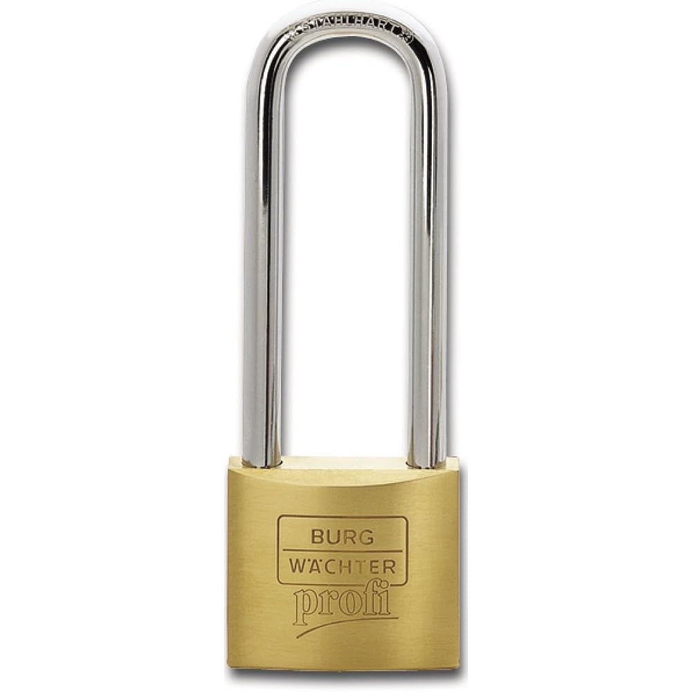 Burg Wächter 116HB 40 60 Brass Lock with High 60 mm Shackle