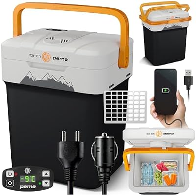 Frigo Portatile Elettrico 12V 230V Frigorifero per Auto Camper 22,9L
