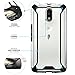 Poetic Moto G4/Moto G4 Plus Case - Affinity Series Premium Thin/No Bulk/Clear/Dual Material Protective Bumper Case for Motorola Moto G4/Moto G4 Plus (2016) - Black/Clear