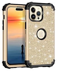 LONTECT for iPhone 14 Pro Max Case Glitter Sparkly