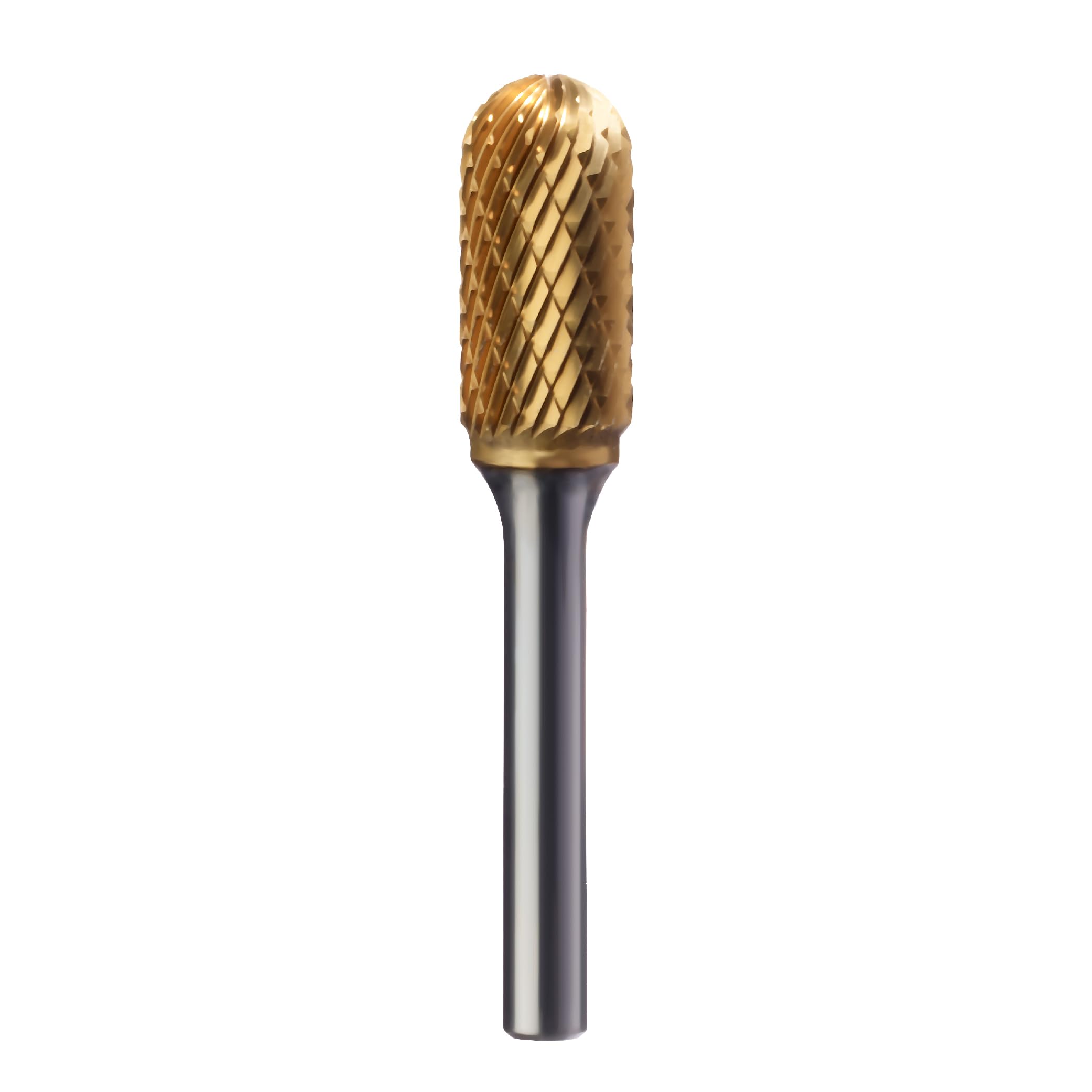 Champion Cutting Tool SC3 Double Cut TiN Coated Carbide Bur