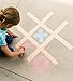 HearthSong ChalkScapes Sidewalk Chalk Rollers, Set of 6 Washable Liquid Chalks in Red, Yellow, Blue, Purple, Orange, and Green
