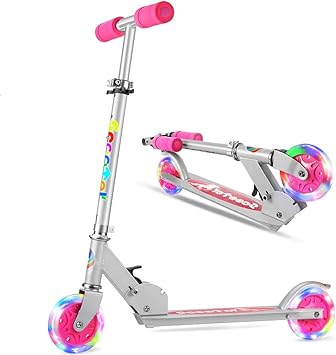 light up scooter 2 wheel