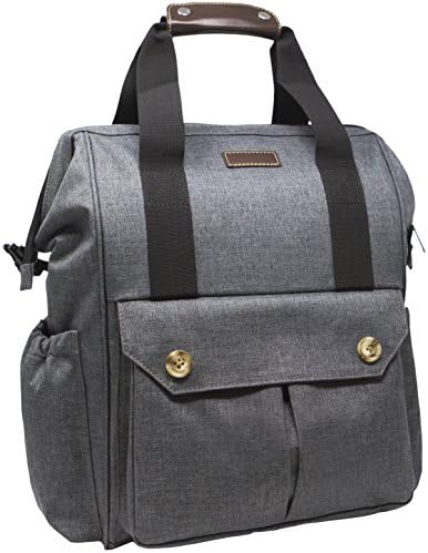 Baby Diaper Bag and Backpack: Unisex Designer Quality with Stroller Straps and FREE Changing Mat. Stylish for Mom and Dad.