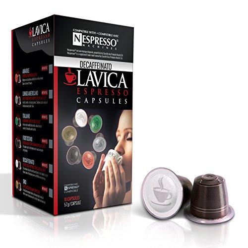 Buy 150 Nespresso Compatible Lavica DECAFFEINATO Blend Medium Roast