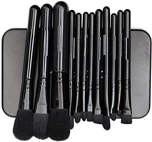 Makeup Brush Set - /set | Professional Powder Foundation | Eye Shadow Golden Brush Set (Pack of 12)